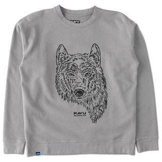 Kavu Kavu Core Crew Pullover f&uuml;r Herren | grau