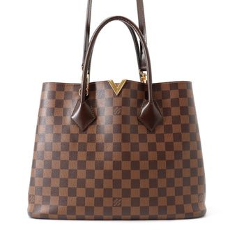 Louis Vuitton Damier Brown Damier Canvas Ebene Handbag Shoulder Bag Tote Bag (Pre-Owned)