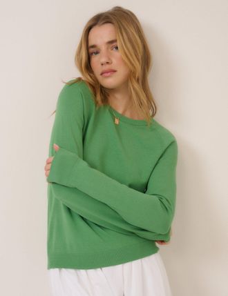 Nobody's Child Green Crew Neck Jumper