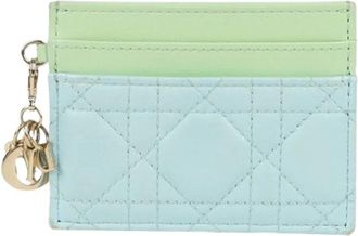 Dior Pre-owned Wallets, female, Multicolor, Size: ONE SIZE Pre-owned Lady Freesia Card Holder
