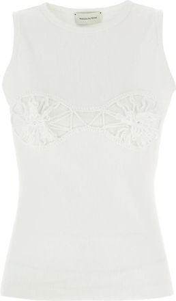 Magda Butrym Dames, Tops, Wit, Maat: XS Katoen