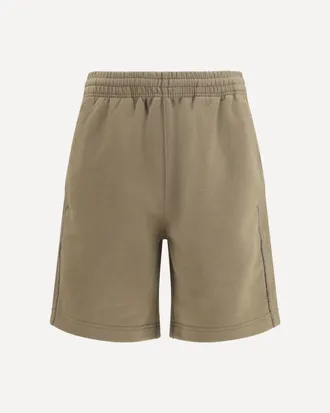 Burberry Cotton Shorts with Check trims Male XL