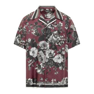 Dolce & Gabbana Short Sleeve Shirts, male, Multicolor, Size: 2XL Camicia