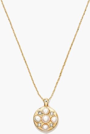 Yoj Stan Pearl Mini Pendant Necklace in Gold at Nordstrom