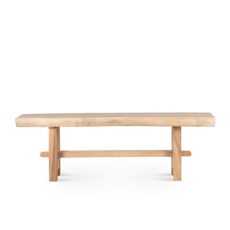 Wabi Home Natura banqueta madera de trembes&iacute; 130x42.5x47.5cm