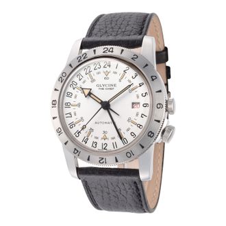 Glycine Mens Airman The Chief GMT 40mm Automatic Watch
