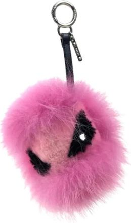 Fendi Pre-owned Fabric key-holders - Dames - Vintage Accessoires - Roze - ONE Size - Vintage