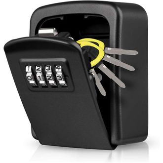 Elle Caja De Seguridad Para Llaves, Caja Fuerte Para Llaves De Pared [impermeable Y Resistente A La Corrosi&oacute;n] [uso Interior Y Exterior] Para El Hogar, La 