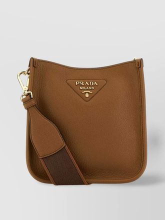 Prada textured leather crossbody bag
