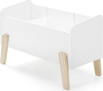 Les Tendances Caja Para Juguetes Kiddy Madera Blanco Vipack