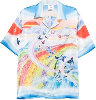 Casablanca Teacher Butterfly Landscape Shirt