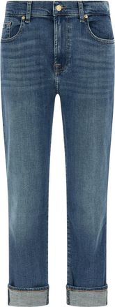 7 For All Mankind Light Blue Relaxed skinny jeans