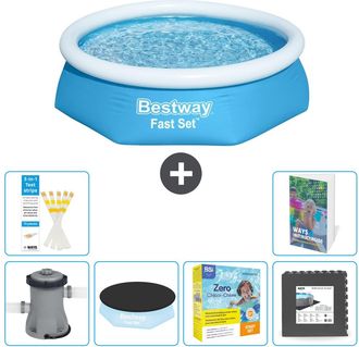 Bestway Piscina Bestway Fast Set Redonda - 244x61 Cm - 7-piezas S259