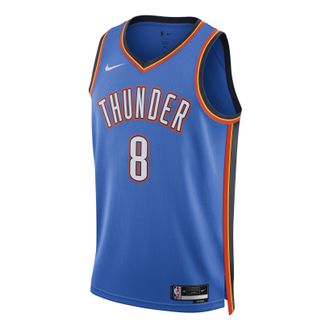 Nike Dri-FIT NBA Jalen Williams Oklahoma City Thunder Icon Edition Swingman Jersey Signal Blue DN2016-407