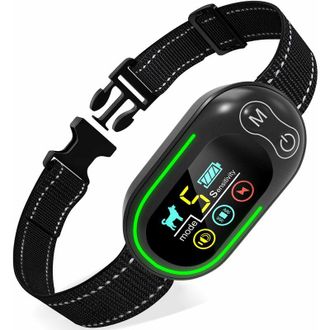 OEM Collar Antiladridos Recargable - 4 Modos: Sonido/vibraci&oacute;n/descarga El&eacute;ctrica - 5 Niveles Ajustables - Resistente Al Agua Ip67 - Para Perros De 4 A 68