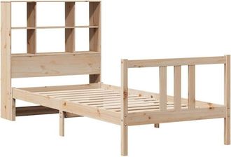 vidaXL Bookcase Bed without Mattress 90x190cm Single Solid Wood Pine Vidaxl