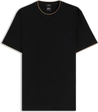 BOSS Slim-fit cotton T-shirt with crew neck