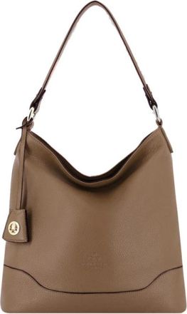 Pourchet Besace 110 Magnet - Dames - Schoudertassen - Beige - ONE Size - Leer - Tassen