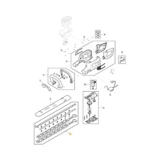 STIGA Sports Lama ORIGINALE STIGA per tagliasiepi HT 700e - SHT 700 AE 118805534/0