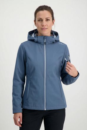 F.lli Campagnolo Softshelljacke CMP, Damen, Gr. 36, space, Softshell, Obermaterial: 100% Polyester. Futter: 100% Polyester, hoch geschlossener Ausschnitt, eingefasste 
