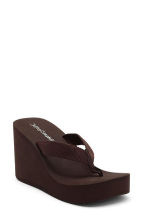 Jeffrey Campbell Astria Platform Wedge Sandal in Brown at Nordstrom, Size 8.5