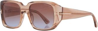Tom Ford FT1035 45F Shiny Light Brown/Gradient Brown