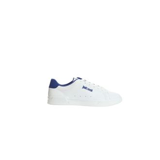 Just Cavalli Leren sneakers met panelen - Heren - Schoenen - Wit - Maat: 41 EU Synthetisch
