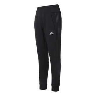 adidas Casual Sports Training logo Bundle Feet Long Pants Black GP1013