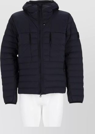 Stone Island down hooded puffer jacket