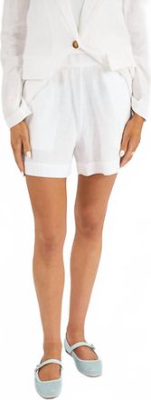 Michael Stars Mavis Short With Pocket In White