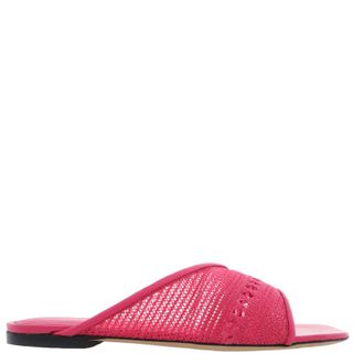 Ferragamo Nyna Mesh Slide Sandals, Size 7 C