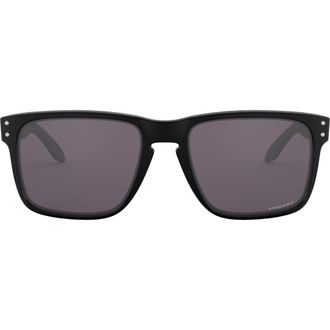 Oakley Holbrook XL 59mm Prizm Polarized Sunglasses in Matte Black/Prizm Grey at Nordstrom