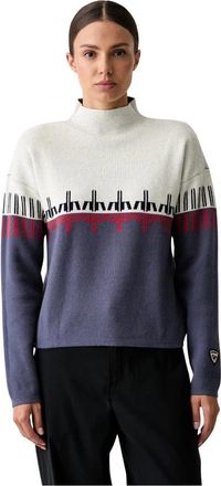 Rossignol Patroon TN Sweater - Dames - Sportshirts - Veelkleurig - S - Katoen - Fitness