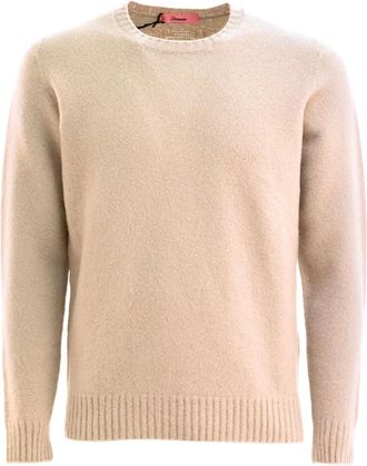 Drumohr ribbed crew-neck sweater - men - Lambs Wool - 54 - Neutrals