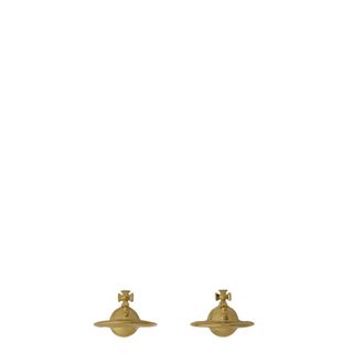 Vivienne Westwood Earrings, female, Yellow, Size: ONE SIZE Solid Orb Earrings