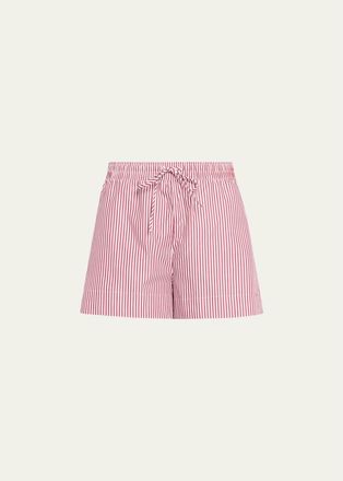 House of Dagmar Striped Cotton Boxer Shorts