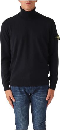 Stone Island Heren, Truien, Blauw, Maat: XL Wol