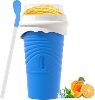 OEM M&aacute;quina Para Hacer Granizados De 500 Ml, Vaso Para Granizados, Moldes Para Hielo, Incluye Cuchara Y Pajita, Vaso Para Granizados, Verde