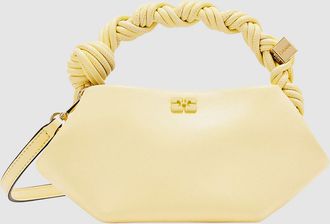Ganni Sac Mini Bou Yellow Cream