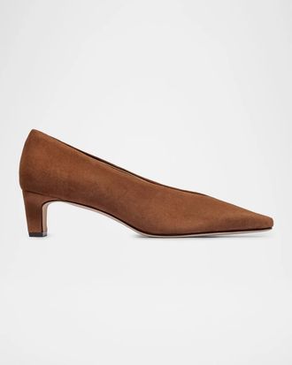 Bernardo 50mm Chiara Suede Pumps