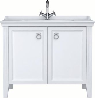 Vitra Mueble De Ba&ntilde;o Vitra Valarte De 100 Cm En Blanco Mate Con Puertas