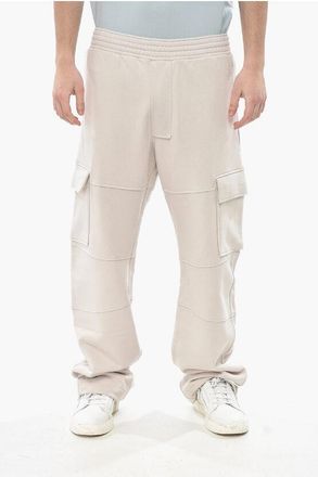Givenchy Brushed Cotton Cargo Straight-Leg Joggers size 50
