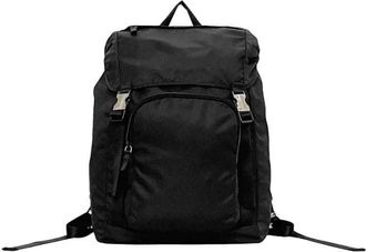 Prada Black Nero Nylon Backpack (Pre-Owned)