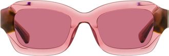 Longchamp LO749S Thick Rimmed Sunglasses - Pink