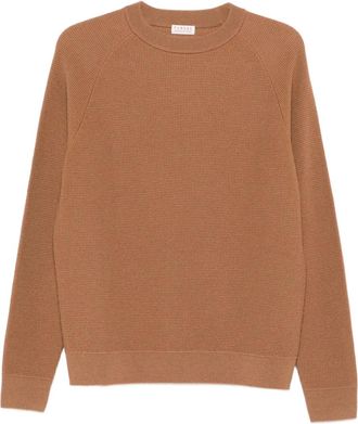 Fursac Trui met ronde hals - Bruin