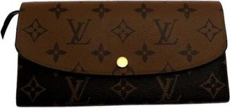 Louis Vuitton Pre-owned Vintage Canvas Portemonnee - Dames - Vintage Accessoires - Bruin - ONE Size - Vintage
