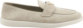 Prada Schoenen, Dames, Beige, 39 EU, Loafers