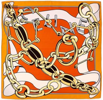 Celine Celine Square Silk Scarf