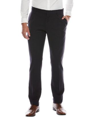 Valentino Pleated Front Wool & Mohair-Blend Trouser