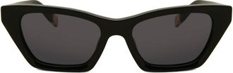 Furla SFU777 0700 Womens Sunglasses Black Size 53
